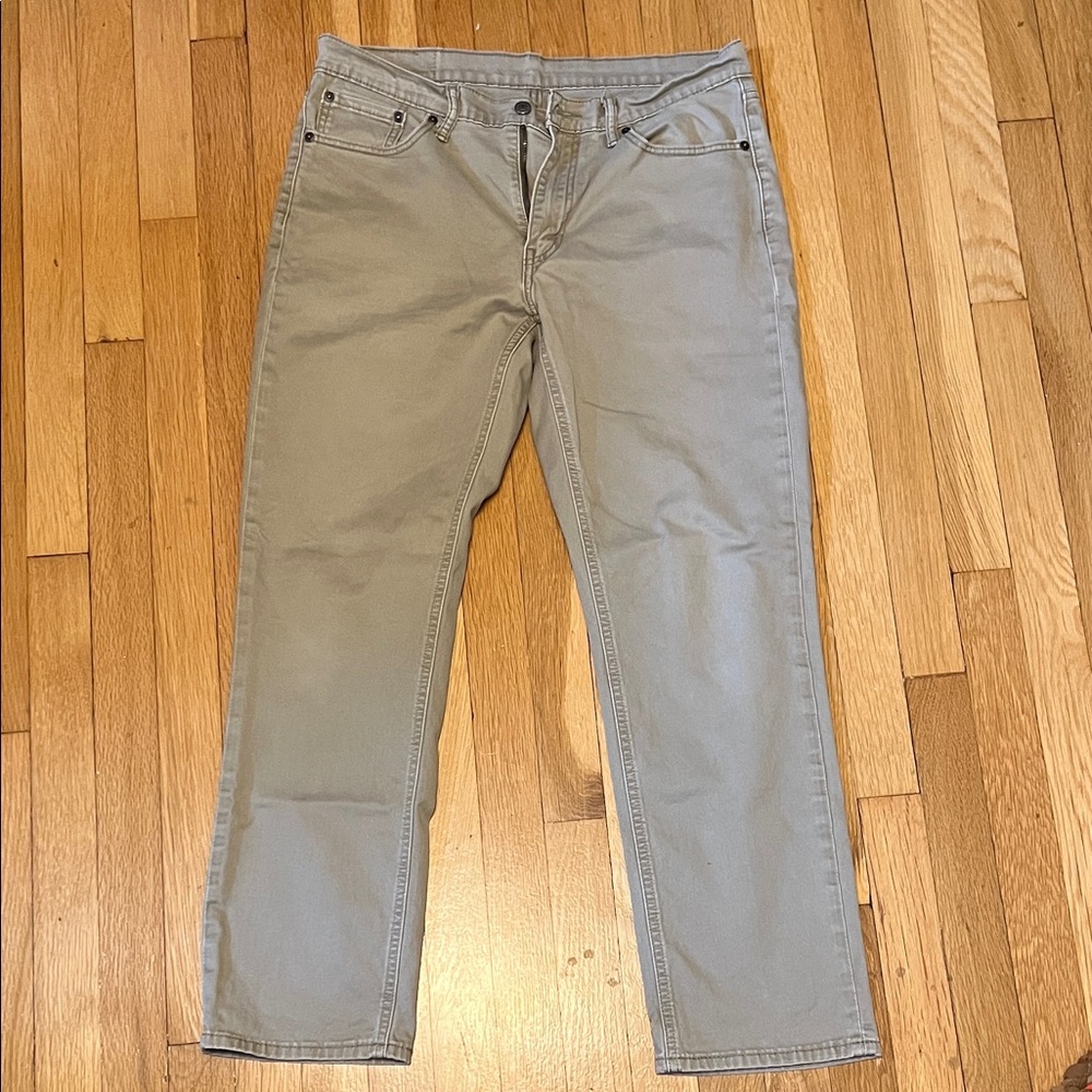 Levi's Men's tan/khaki Athletic Taper Jeans